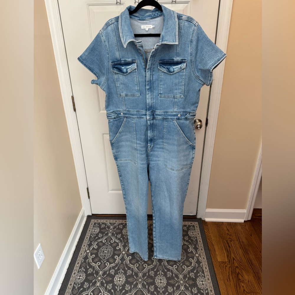 Good American Denim Jumpsuit